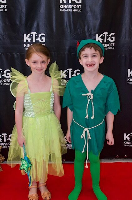Marlo and Cooper as Tinker Bell and Peter Pan